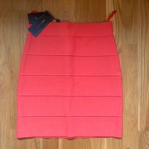 NWT BCBG bandage mini skirt